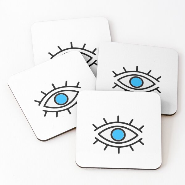 Item preview, Blue Evil Eye With Eyelashes designed and sold by byemma.
