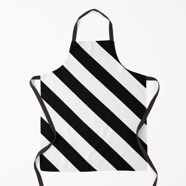 Item preview, Diagonal Black and White Stripes designed and sold by Wizzles Emporium.