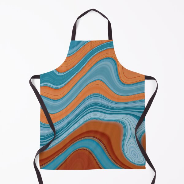 Item preview, Blue and orange abstraction designed and sold by Si-Weiya.