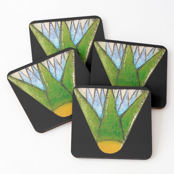 Item preview, Egyptian Blue Lotus Inlay Tile designed and sold by DotorEaon.