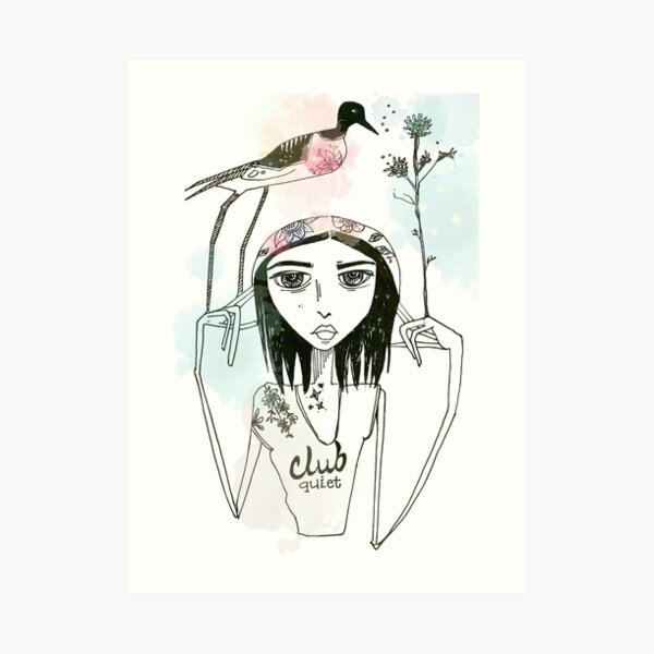 Club Quiet Art Print