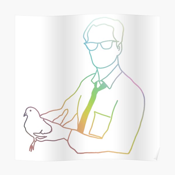 BF Skinner Pastel Rainbow Poster