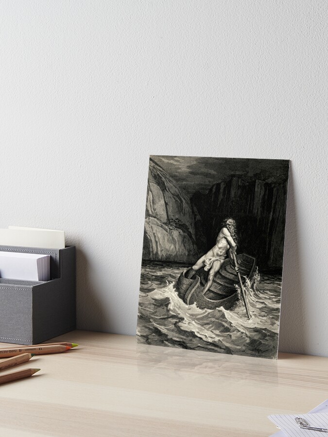 Dantes Inferno Art Board Print for Sale by Mengarda