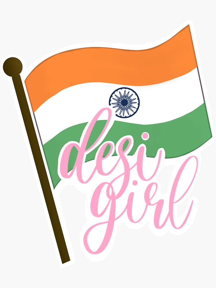 Indian Desi Girl Sticker By Shmm50 Redbubble