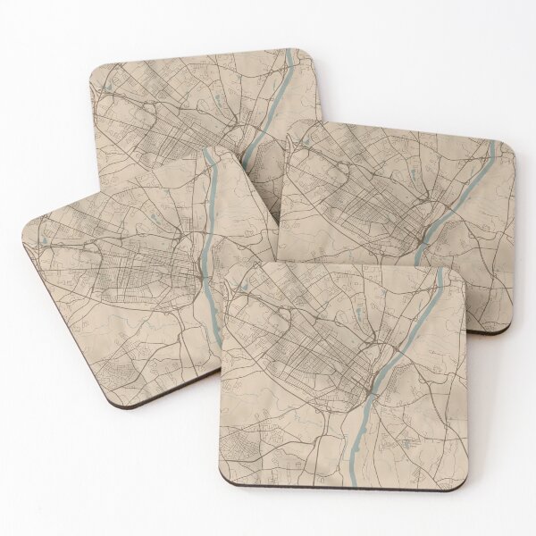 Item preview, Albany Sepia Map designed and sold by CPTVDesign.
