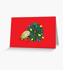 Christmas Beetle Greeting Card