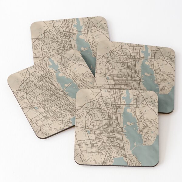 Item preview, New Bedford Sepia Map designed and sold by CPTVDesign.