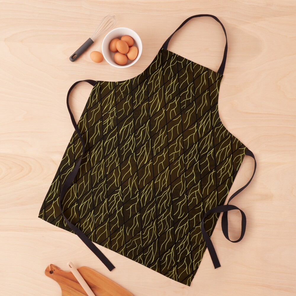 Earthen Scales, Golden Streams Apron