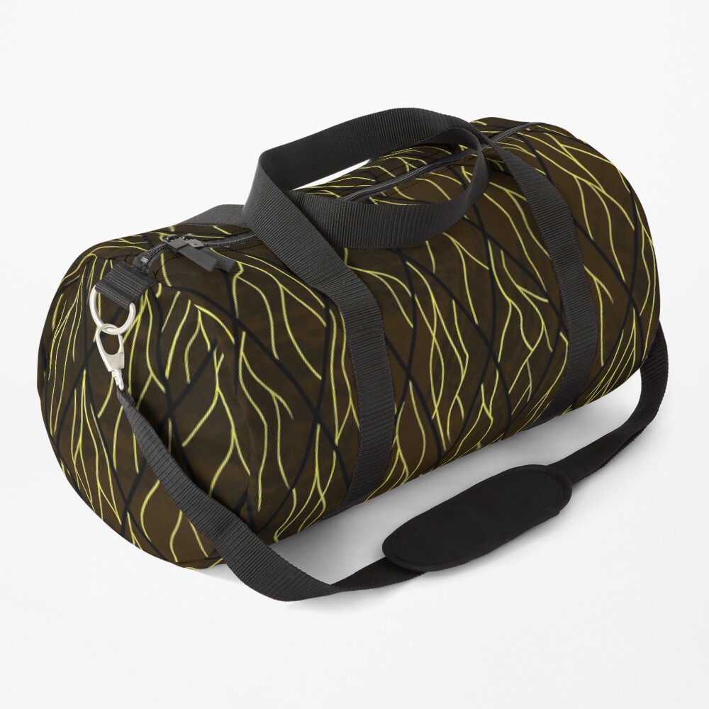 Earthen Scales, Golden Streams Duffle Bag