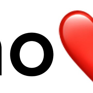 no ❤️ | Sticker