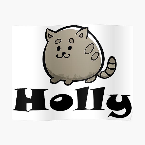 Holly Cat Poster