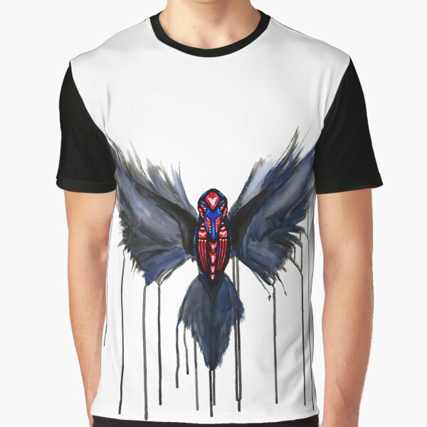 Raven Totem Graphic T-Shirt
