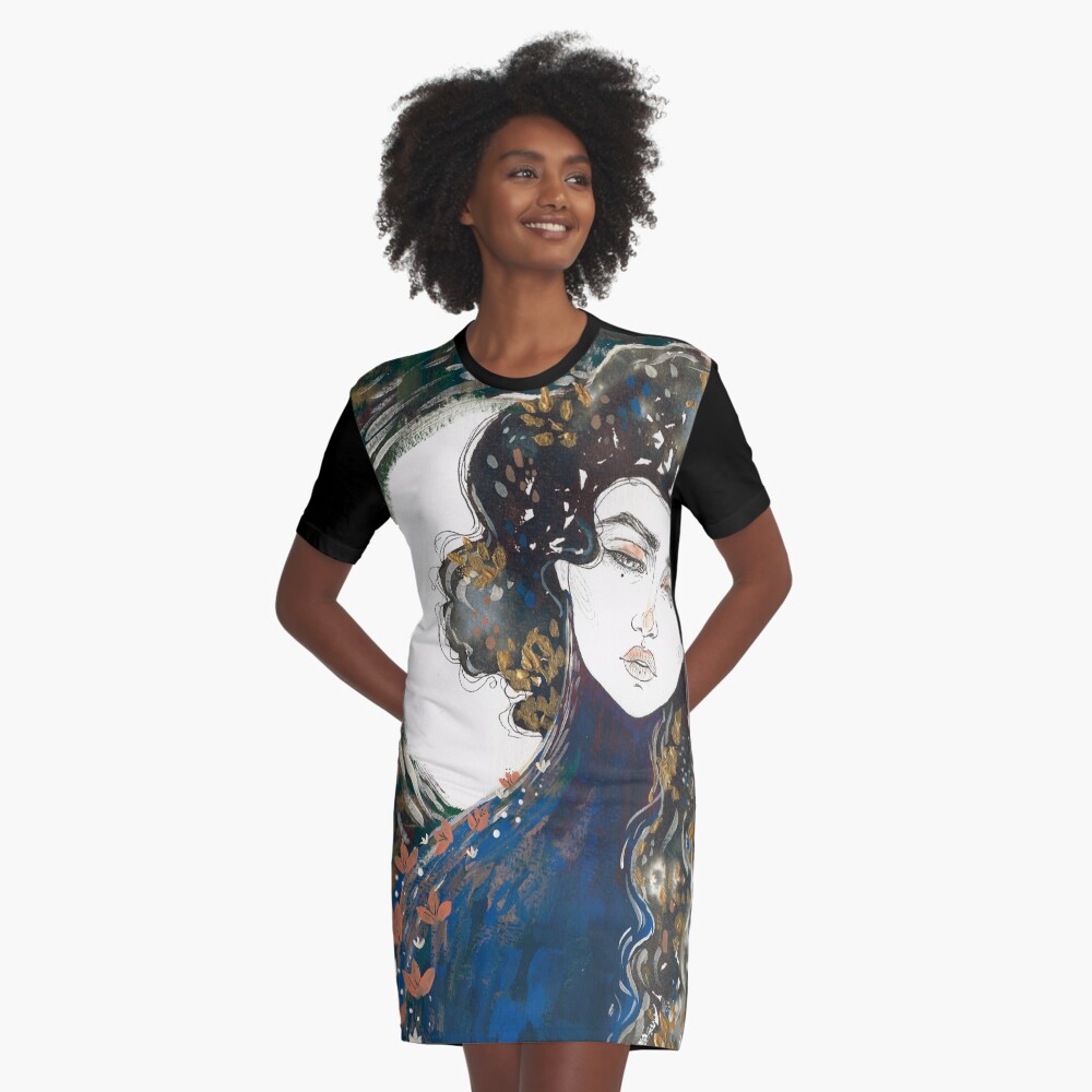 Item preview, Graphic T-Shirt Dress designed and sold by FernandaMaya.