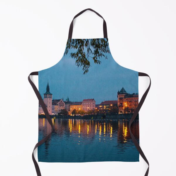 Item preview, Nightscape at Vltava River designed and sold by Carmen Jost.