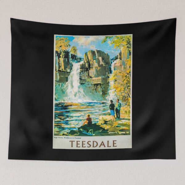 Item preview, Teesdale vintage travel poster designed and sold by stickart-marek.