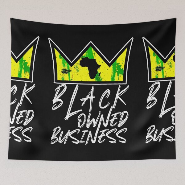 Item preview,  Black Owned Business White Lettering Crown designed and sold by CodyNorris.