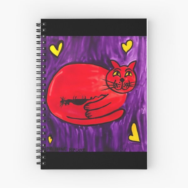 Item preview, Red Cat Naughty Cat it ate the Mouse designed and sold by lindahineart.