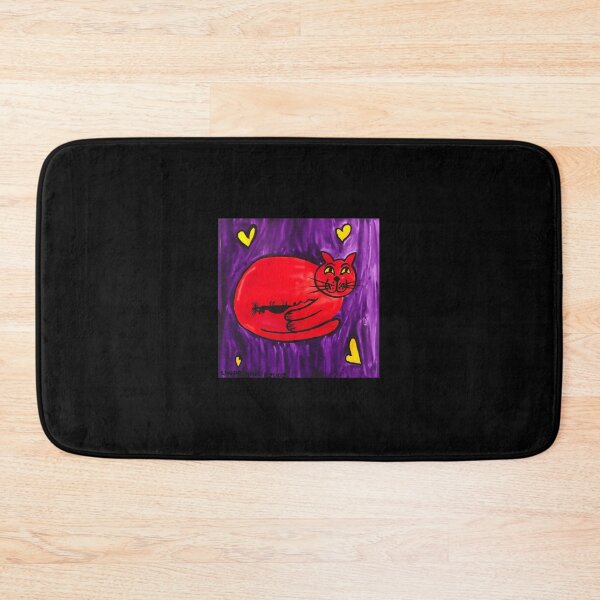 Item preview, Red Cat Naughty Cat it ate the Mouse designed and sold by lindahineart.