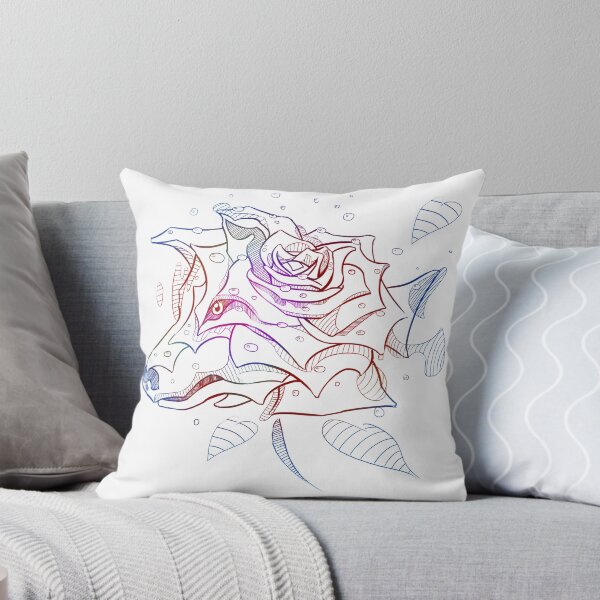 Item preview, Rose and flowery wolf colors designed and sold by RafaelLima7.