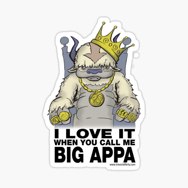 Vista previa del artículo con la obra «Big Appa», diseñado y vendido por tlafferty.
