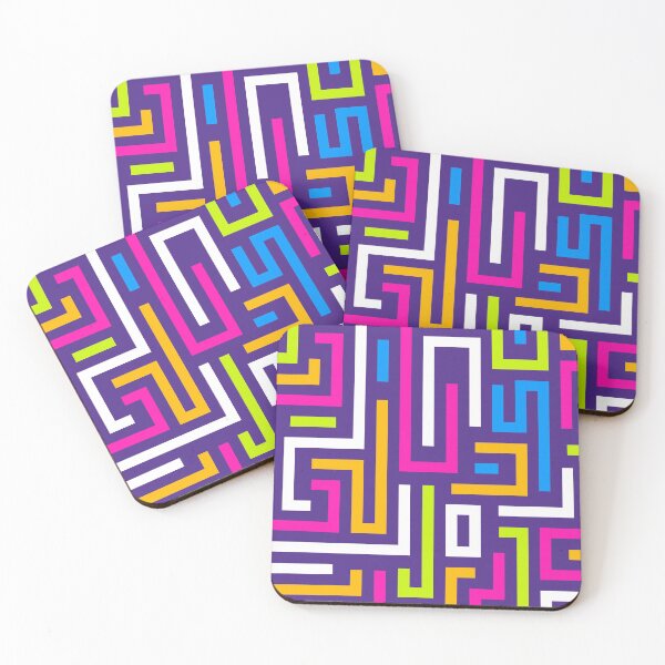 Item preview, happy cool color maze designed and sold by Balasoiu Claudia.