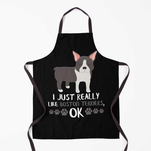 Boston Terrier Gifts for Dog Lovers Gift Apron