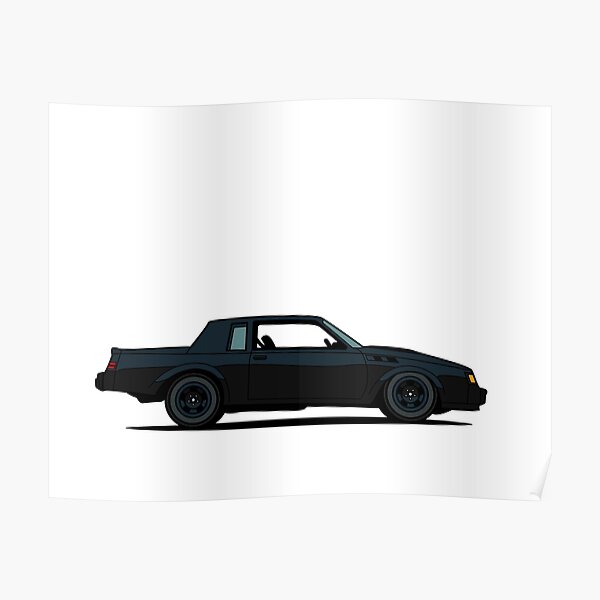 1987 Buick Grand National Regal GNX Poster