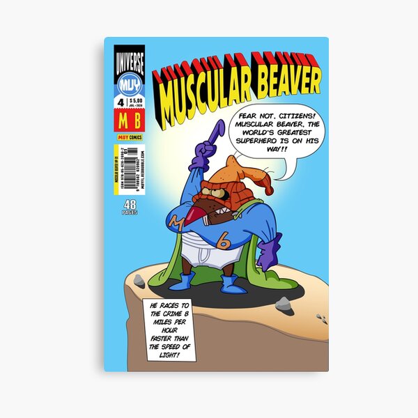 Item preview, Muscular Beaver Comic designed and sold by muyfl.