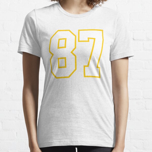 Eighty-seven White Jersey Number 87 Essential T-Shirt