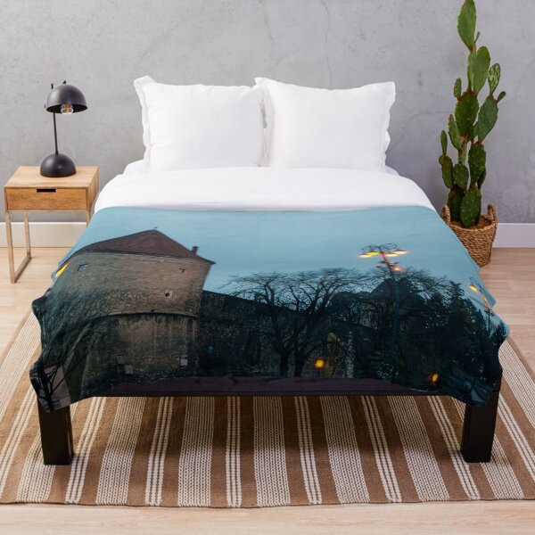 Item preview, Side view of a Castle in the evening of Zagreb designed and sold by Carmen Jost.