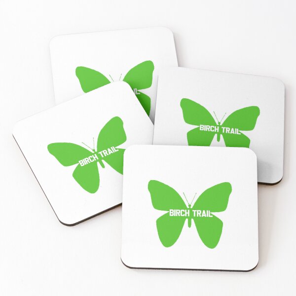 Item preview, Birch Trail Camp Letters Inside Green Monarch Butterfly designed and sold by byemma.
