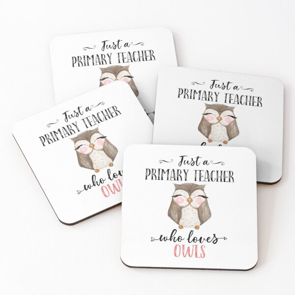 Item preview, Just a Primary Teacher Who Loves Owls Funny Cute Gift designed and sold by fashopera.