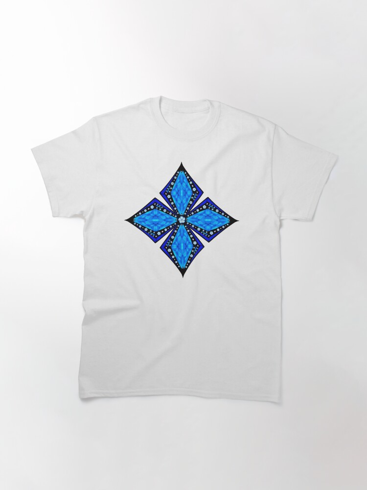 Alternate view of Onyx Beams of Flowers and Gems Classic T-Shirt