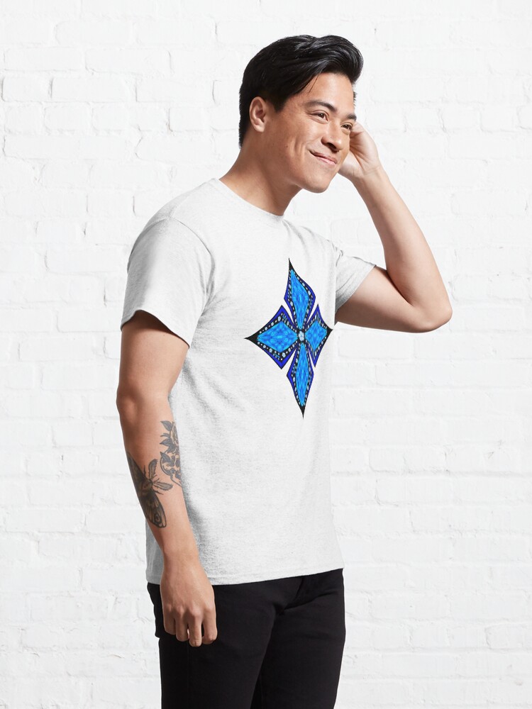 Alternate view of Onyx Beams of Flowers and Gems Classic T-Shirt