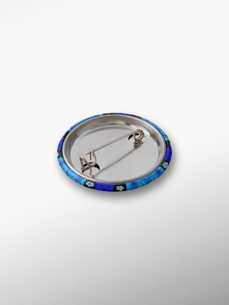 Alternate view of Onyx Beams of Flowers and Gems Pin