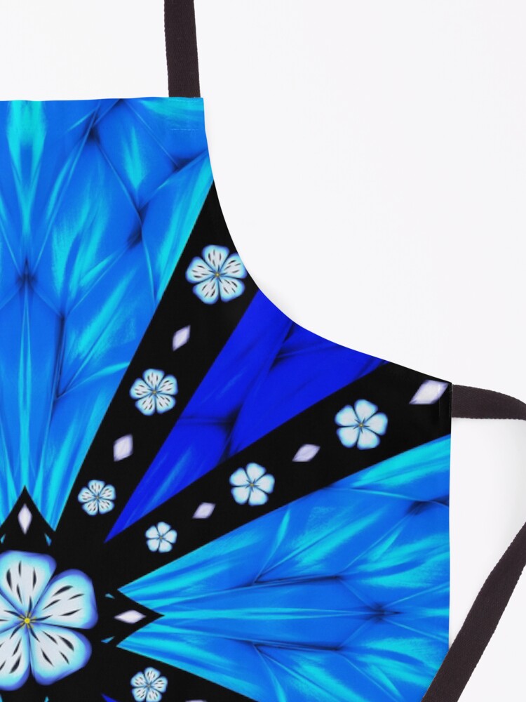 Alternate view of Onyx Beams of Flowers and Gems Apron