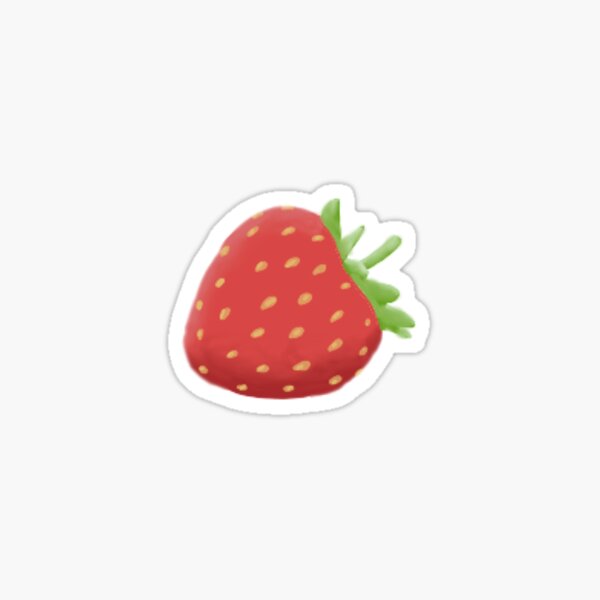 Small strawberry sticker Sticker for Sale by emmyb555