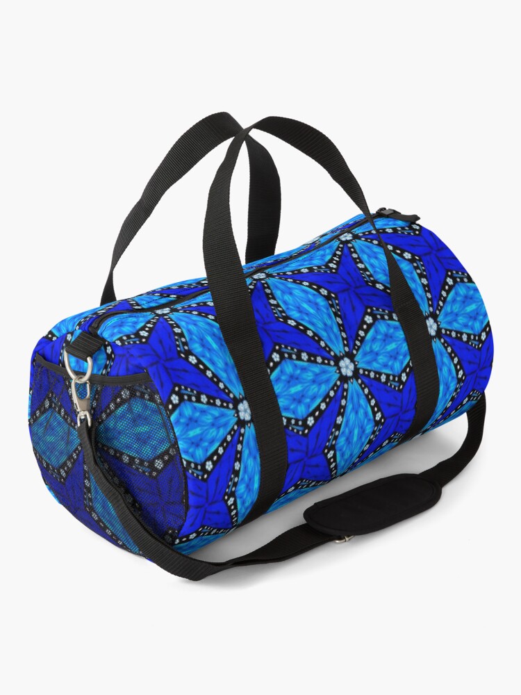 Alternate view of Onyx Beams of Flowers and Gems Duffle Bag