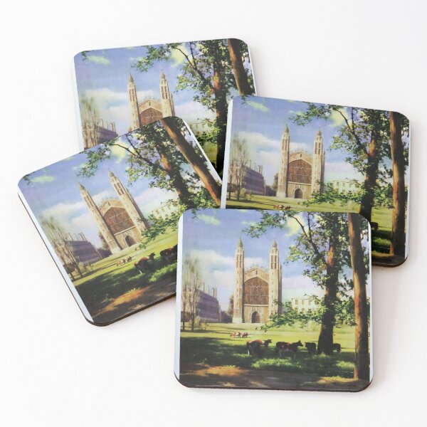 Item preview, Cambridge vintage travel poster designed and sold by stickart-marek.