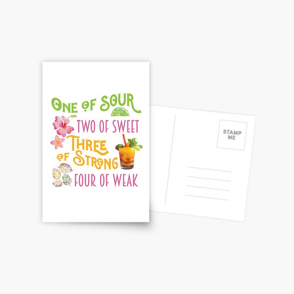 Item preview, "One of Sour, Two of Sweet" Cocktail Formula designed and sold by Sky Diary Productions.