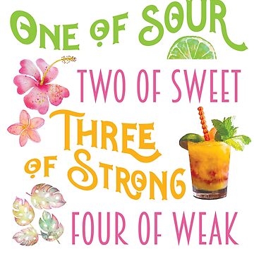 Artwork thumbnail, "One of Sour, Two of Sweet" Cocktail Formula by Sky Diary Productions