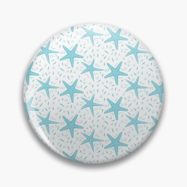 Item preview, Aqua Blue Starfish Pattern | Nautical Summer Print designed and sold by semas.