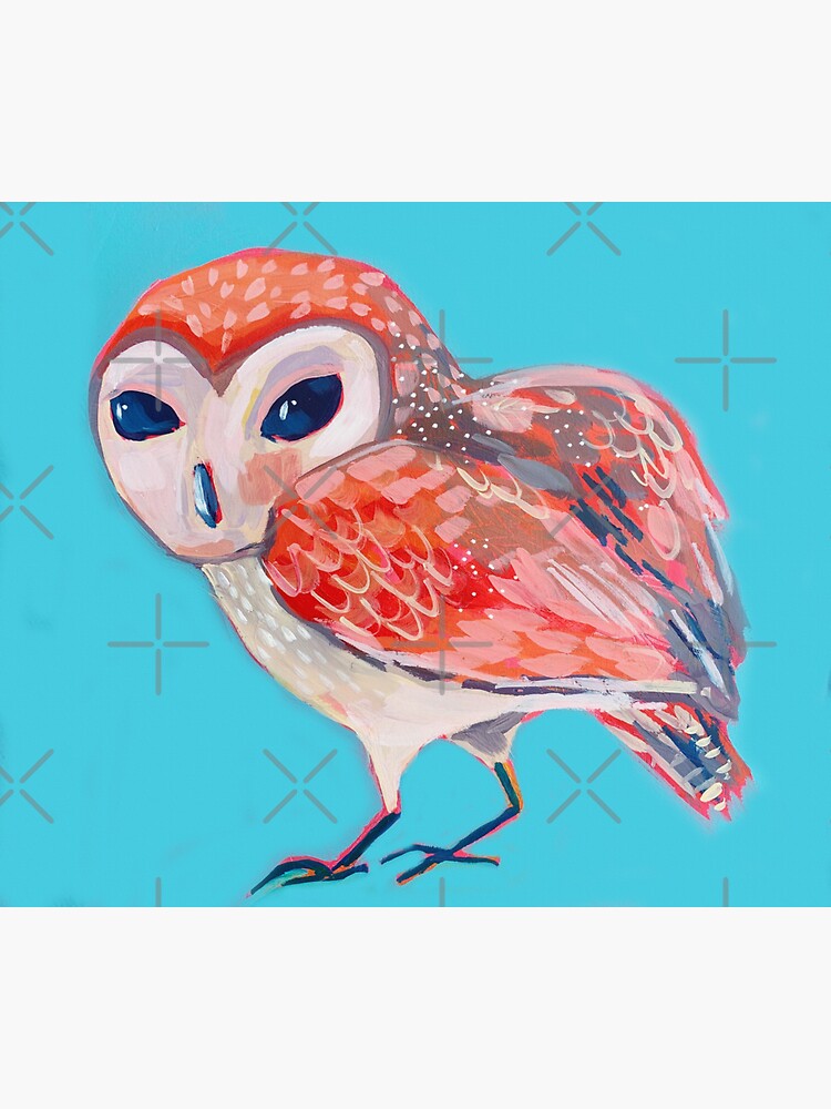 pink owl by ClairBremner