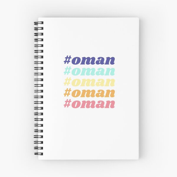 Item preview, Oman Hashtag in Multi Colors with a Stylish Design designed and sold by ArabCorner.