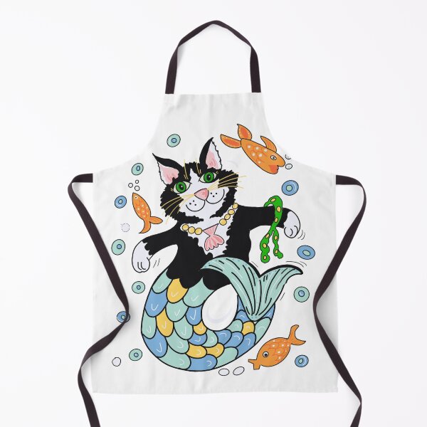 Item preview, Mermaid fantasy cat designed and sold by OakendOriginals.