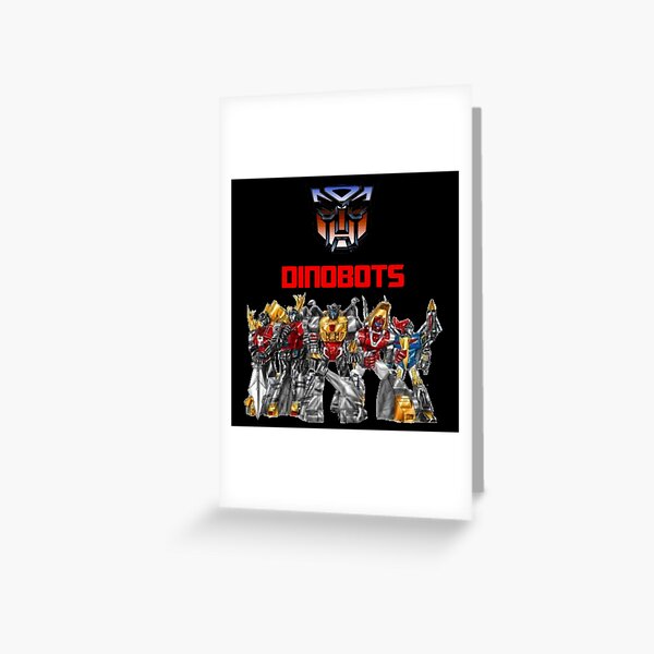 "The dinobots autobots transformers g1 cartoon" Greeting Card by Alastair42 Redbubble