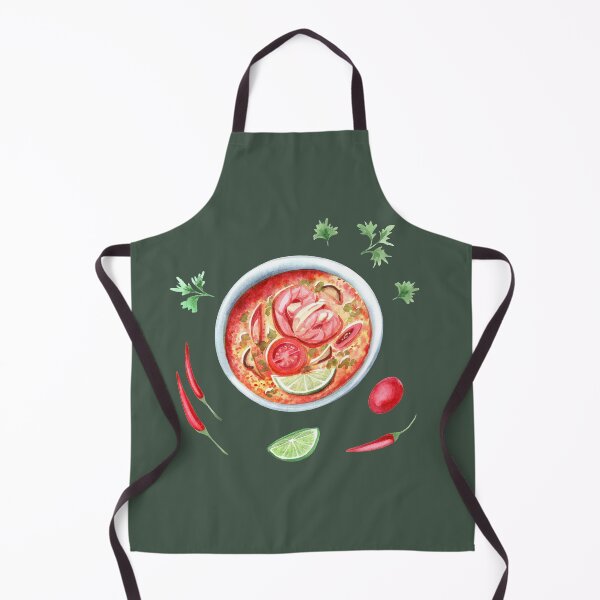 Asian Spicy Prawn Soup Apron