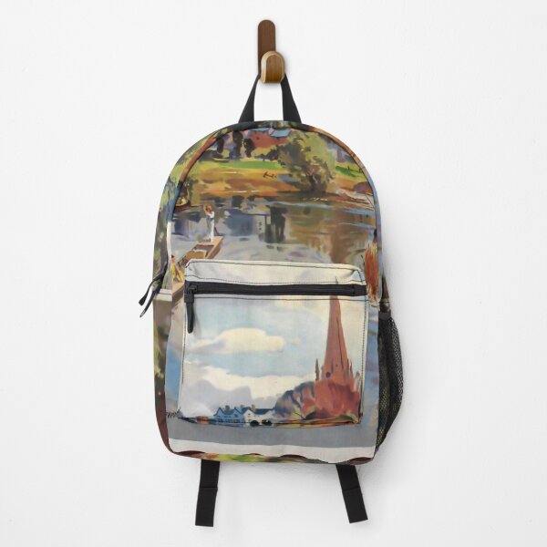 Item preview, Ross on Wye vintage travel poster designed and sold by stickart-marek.