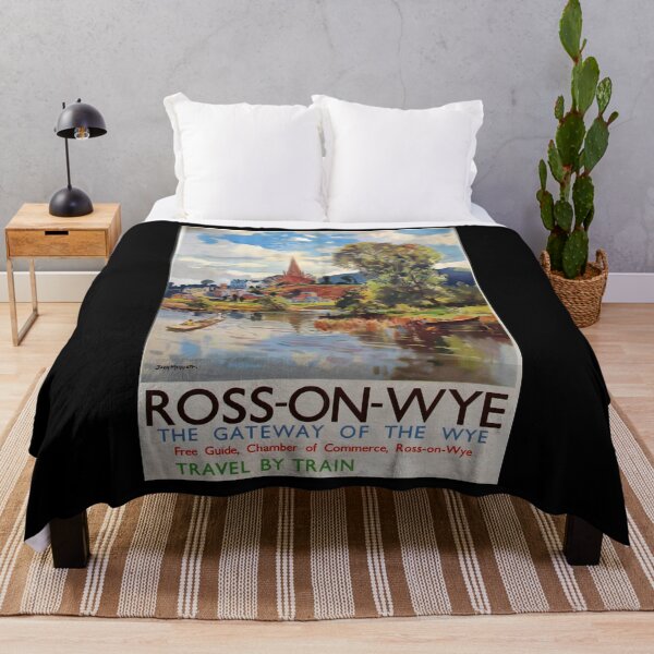 Item preview, Ross on Wye vintage travel poster designed and sold by stickart-marek.