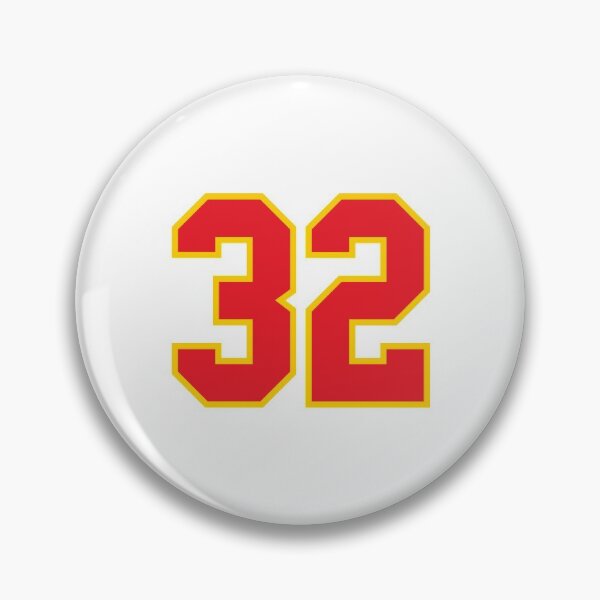 Item preview, 32 Jersey Number, Thirty-two Red designed and sold by elhefe.